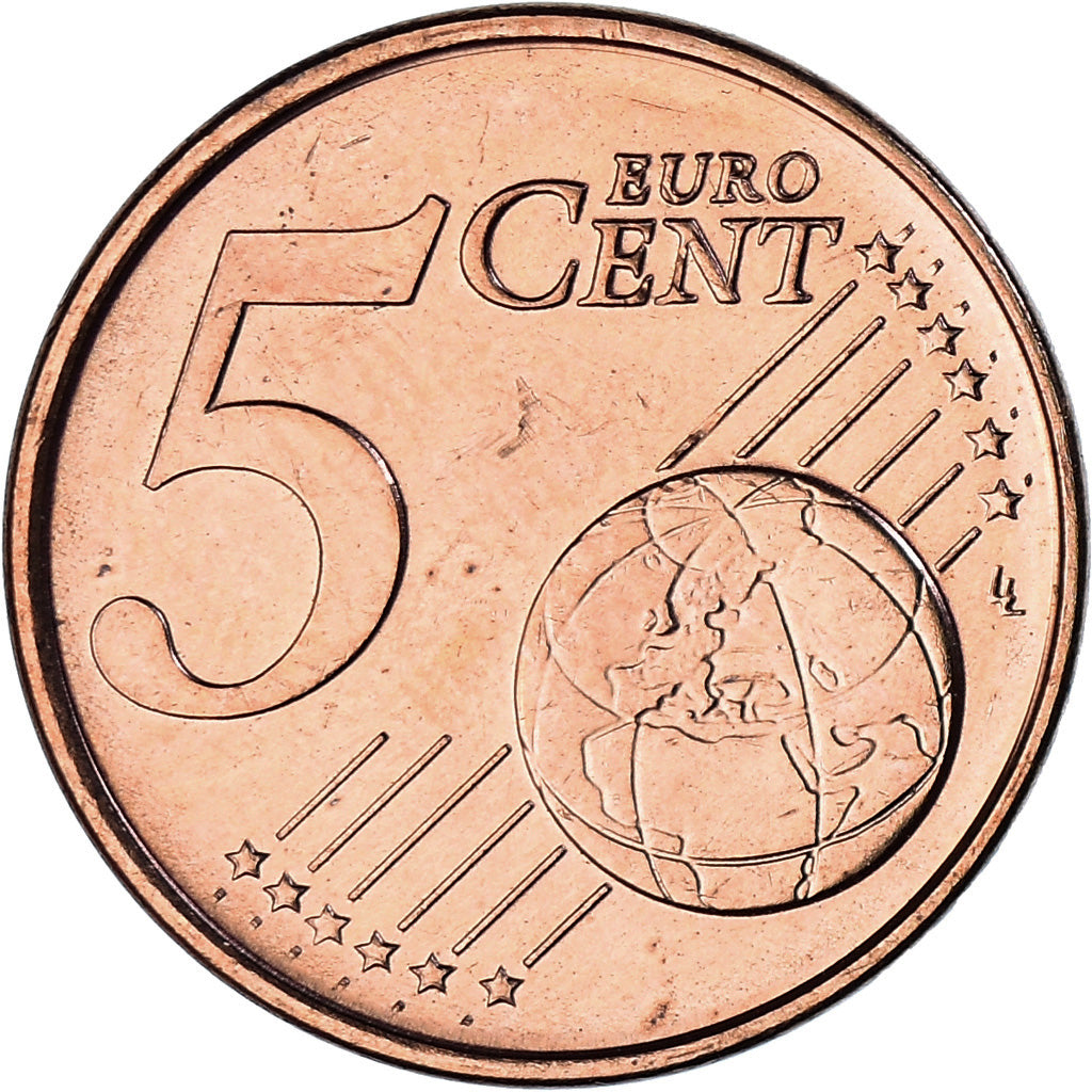 Grécia, 5 Euro Cent, 2011, Athens, MS(63), Aço Cromado a Cobre, KM:183