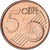 Grécia, 5 Euro Cent, 2011, Athens, MS(63), Aço Cromado a Cobre, KM:183