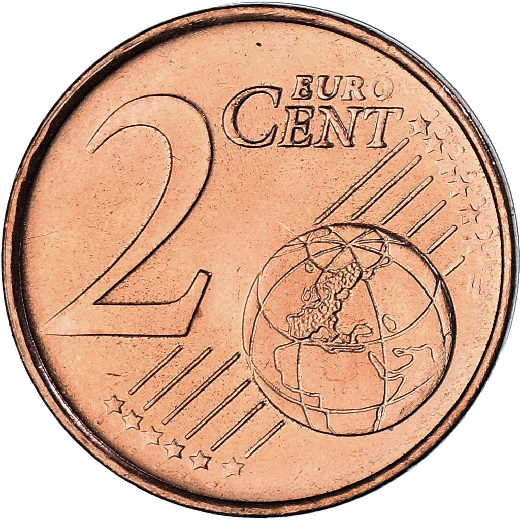 Grécia, 2 Euro Cent, 2003, Athens, AU(55-58), Aço Cromado a Cobre, KM:182