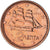 Griekenland, 2 Euro Cent, 2011, Athens, UNC-, Copper Plated Steel, KM:182