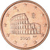 Italia, 5 Euro Cent, 2005, Rome, SPL-, Acciaio placcato rame, KM:212
