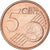 Italia, 5 Euro Cent, 2005, Rome, SPL-, Acciaio placcato rame, KM:212
