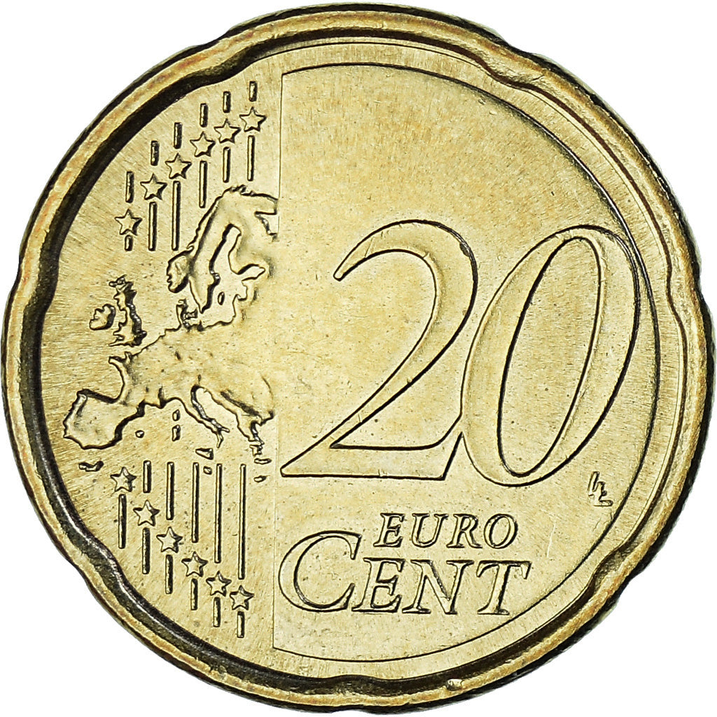 San Marino, 20 Euro Cent, 2016, Rome, MS(65-70), Brass, KM:New