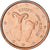 Zypern, 2 Euro Cent, 2008, SS, Copper Plated Steel, KM:79