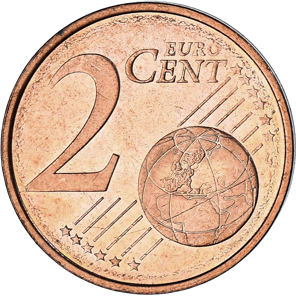Cypr, 2 Euro Cent, 2008, EF(40-45), Miedź platerowana stalą, KM:79
