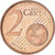 Cypr, 2 Euro Cent, 2008, EF(40-45), Miedź platerowana stalą, KM:79