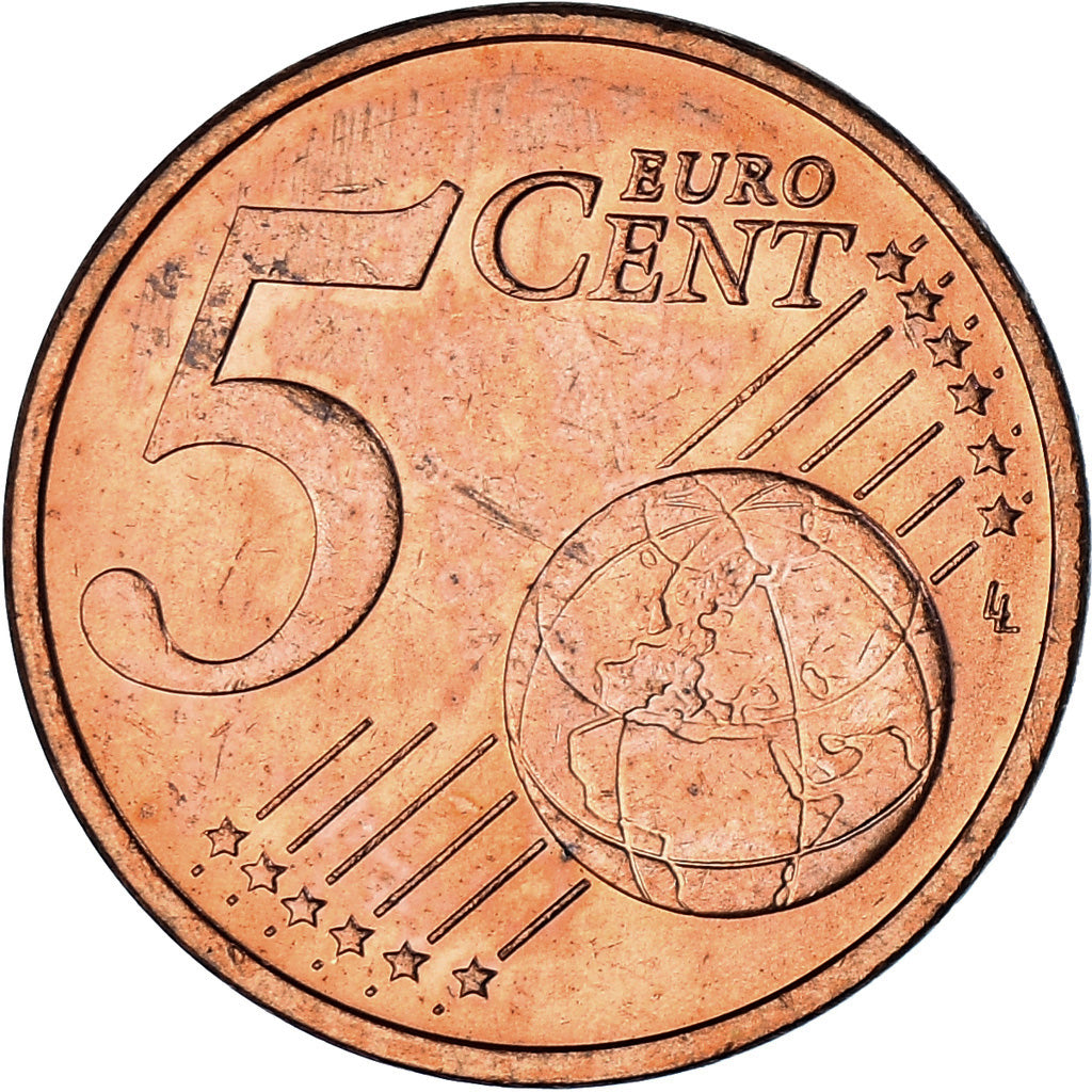 Slovacchia, 5 Euro Cent, 2009, SPL-, Acciaio placcato rame, KM:New