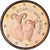 Cypr, Euro Cent, 2008, MS(63), Miedź platerowana stalą, KM:New