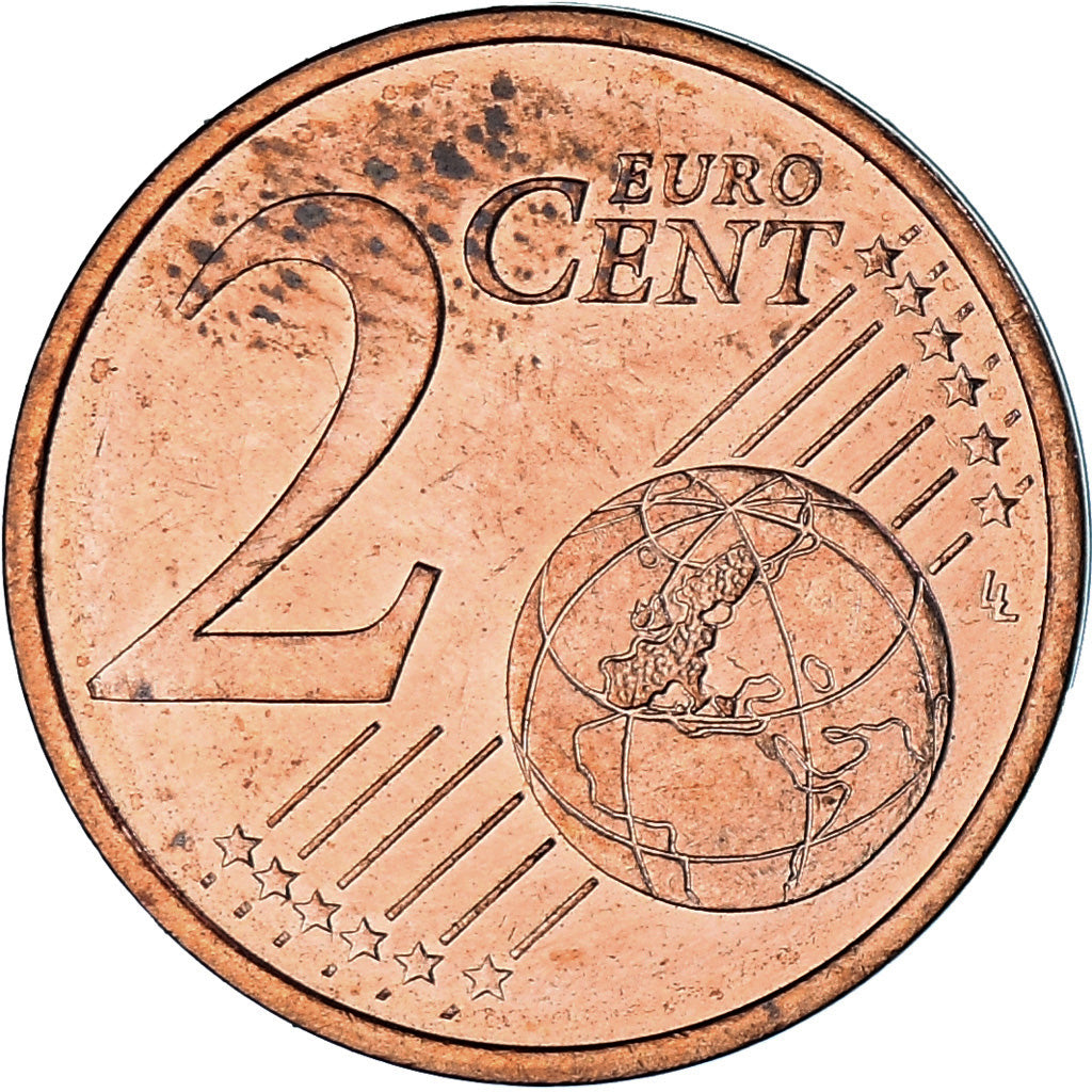 Francia, 2 Euro Cent, 2009, Paris, EBC, Cobre chapado en acero, KM:1283