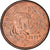 Francia, Euro Cent, 2015, MBC, Cobre chapado en acero