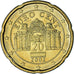 Oostenrijk, 20 Euro Cent, 2002, Vienna, UNC-, Tin, KM:3086