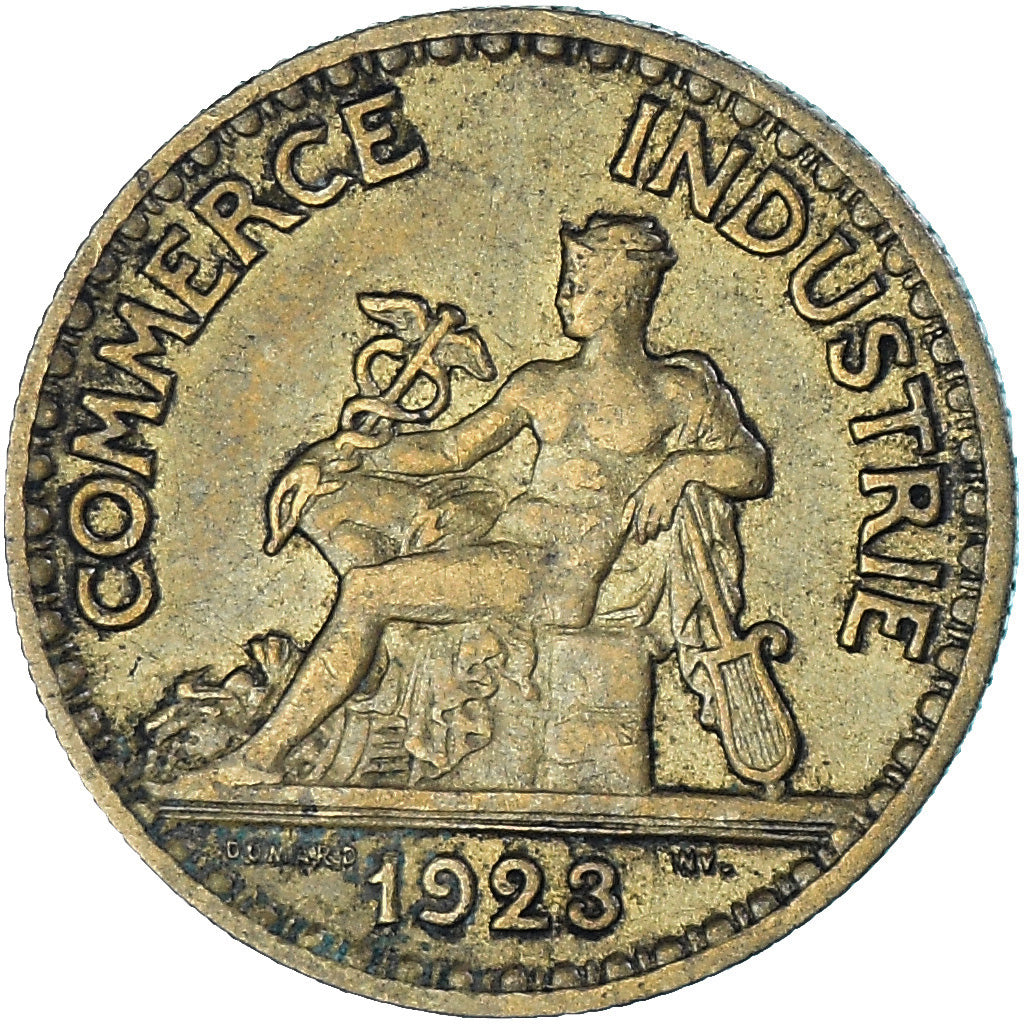 Moneda, Francia, Chambre de commerce, 50 Centimes, 1923, Paris, MBC, Aluminio -