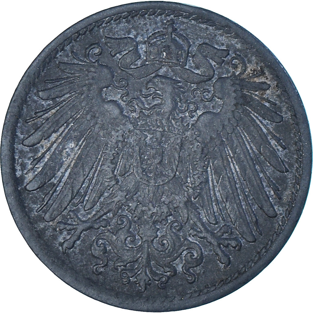 Coin, GERMANY - EMPIRE, 10 Pfennig, 1921, EF(40-45), Zinc, KM:26