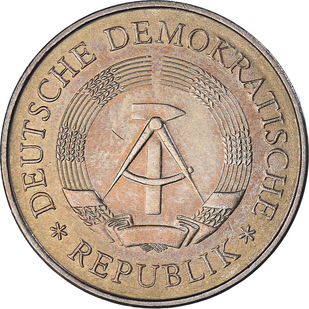 Moneta, REPUBBLICA DEMOCRATICA TEDESCA, 5 Mark, 1969, BB, Nichel-bronzo, KM:22.1