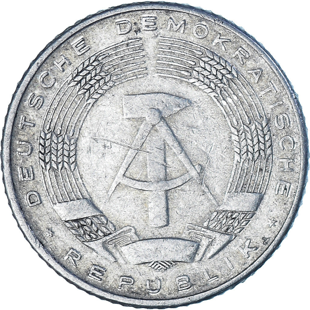 Coin, GERMAN-DEMOCRATIC REPUBLIC, 50 Pfennig, 1968, Berlin, EF(40-45), Aluminum