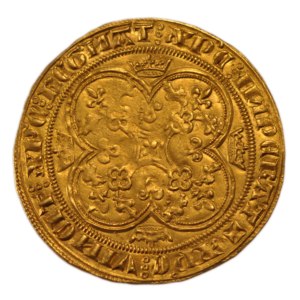 FRANCE, Pavillon d'or, 1339, EF(40-45), Gold, Duplessy #251, 5.10