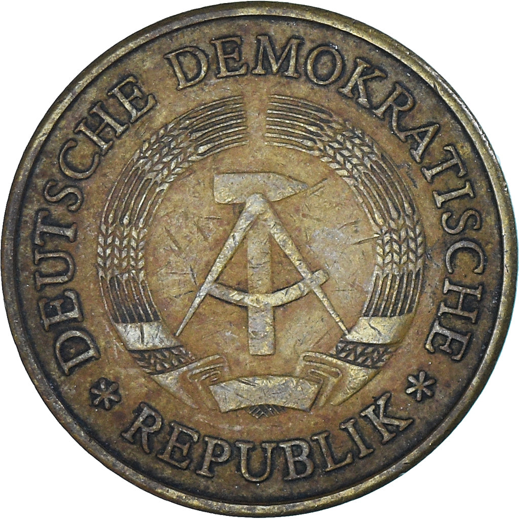 Moneda, REPÚBLICA DEMOCRÁTICA ALEMANA, 20 Pfennig, 1969, Berlin, MBC, Latón
