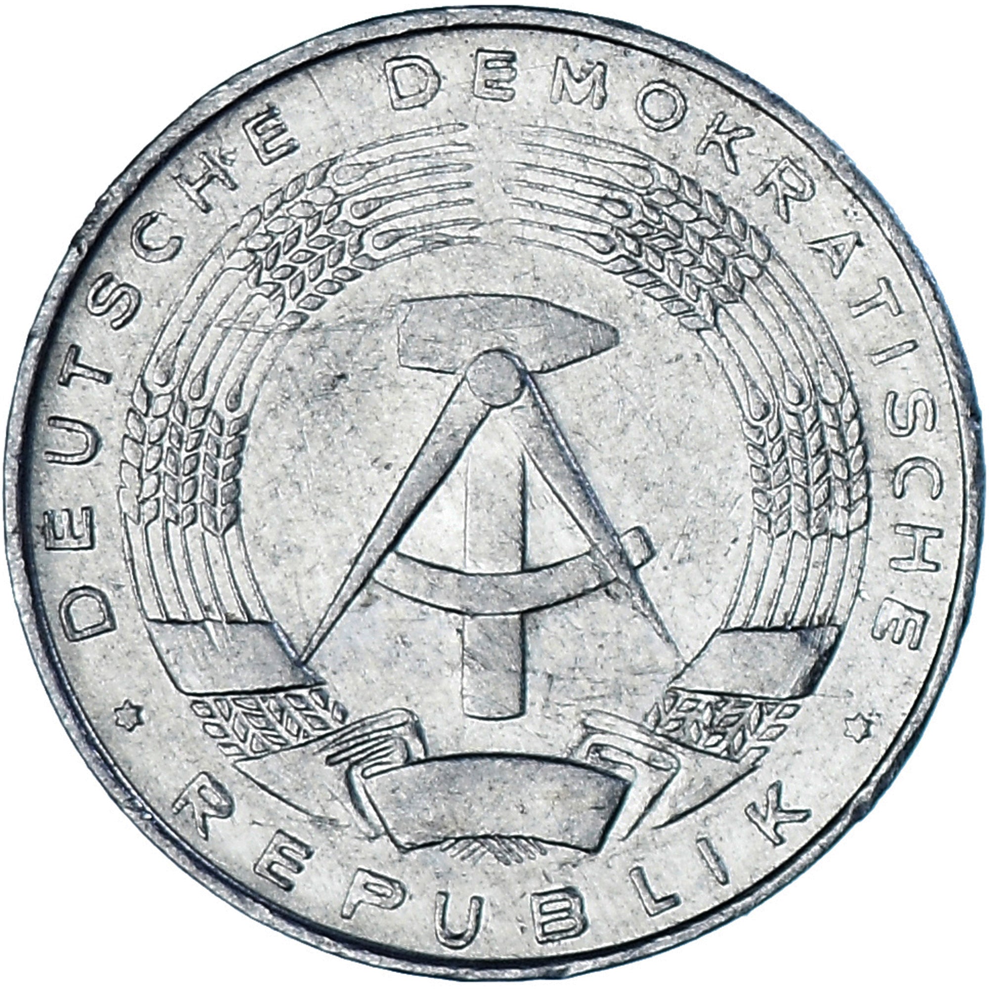 Coin, GERMAN-DEMOCRATIC REPUBLIC, Pfennig, 1975, Berlin, EF(40-45), Aluminum