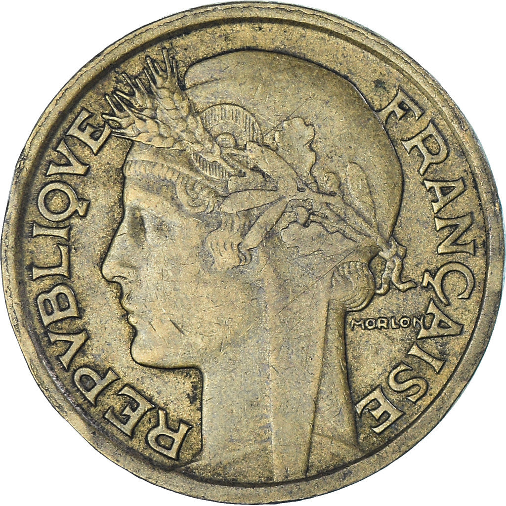 Münze, Frankreich, Morlon, 2 Francs, 1940, SS, Aluminum-Bronze, KM:886