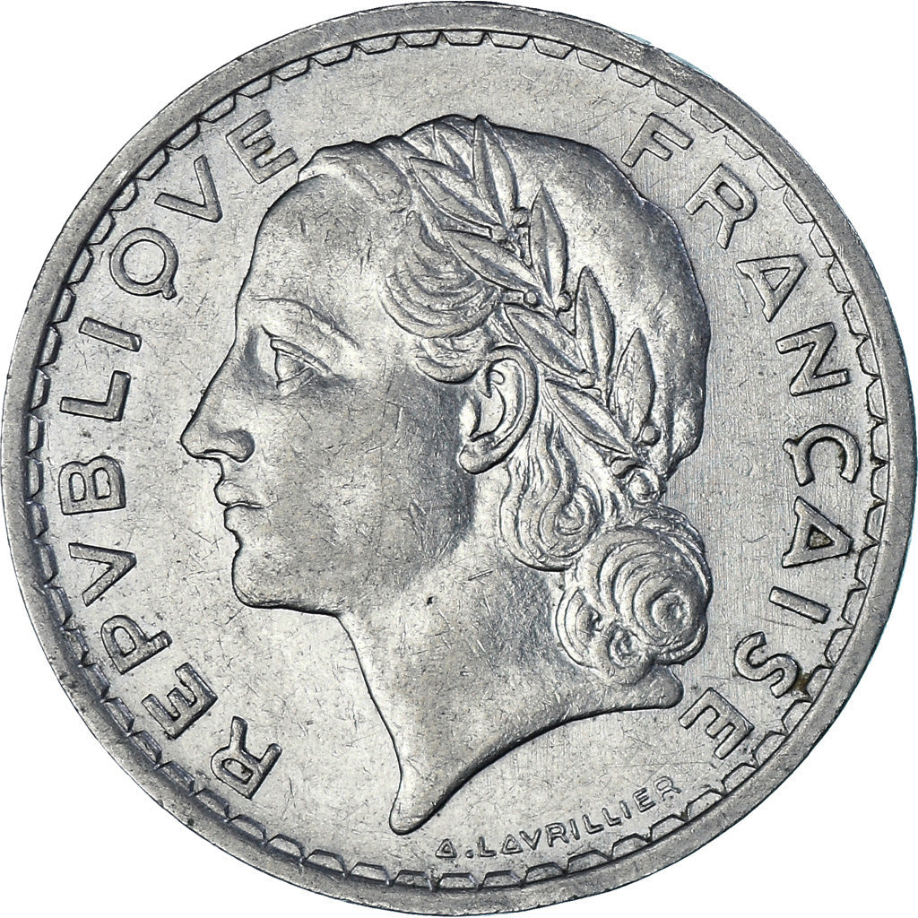 Monnaie, France, Lavrillier, 5 Francs, 1935, Paris, TTB+, Nickel, Gadoury:760