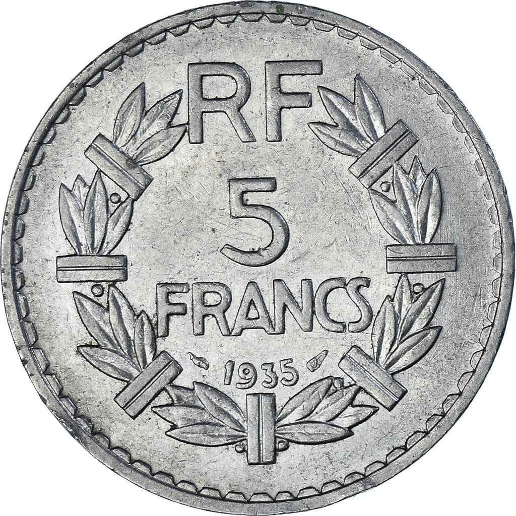 Monnaie, France, Lavrillier, 5 Francs, 1935, Paris, TTB+, Nickel, Gadoury:760