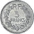 Moneda, Francia, Lavrillier, 5 Francs, 1935, Paris, MBC+, Níquel, KM:888