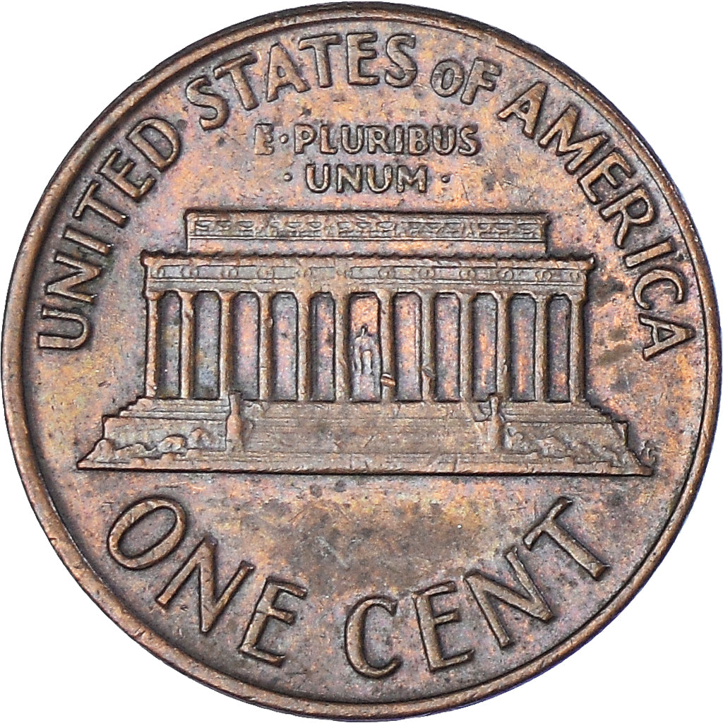 Coin, United States, Lincoln Cent, Cent, 1971, U.S. Mint, San Francisco