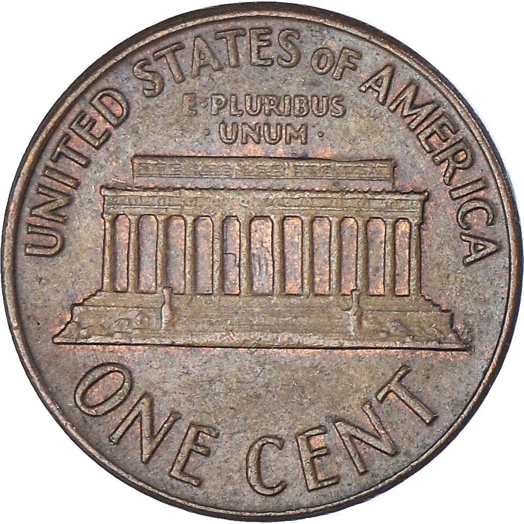 Moneta, USA, Lincoln Cent, Cent, 1972, U.S. Mint, Denver, EF(40-45), Mosiądz