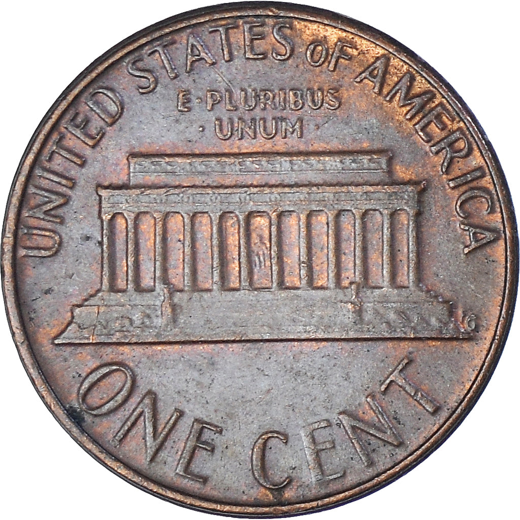 Moneta, Stati Uniti, Lincoln Cent, Cent, 1976, U.S. Mint, Denver, BB, Ottone
