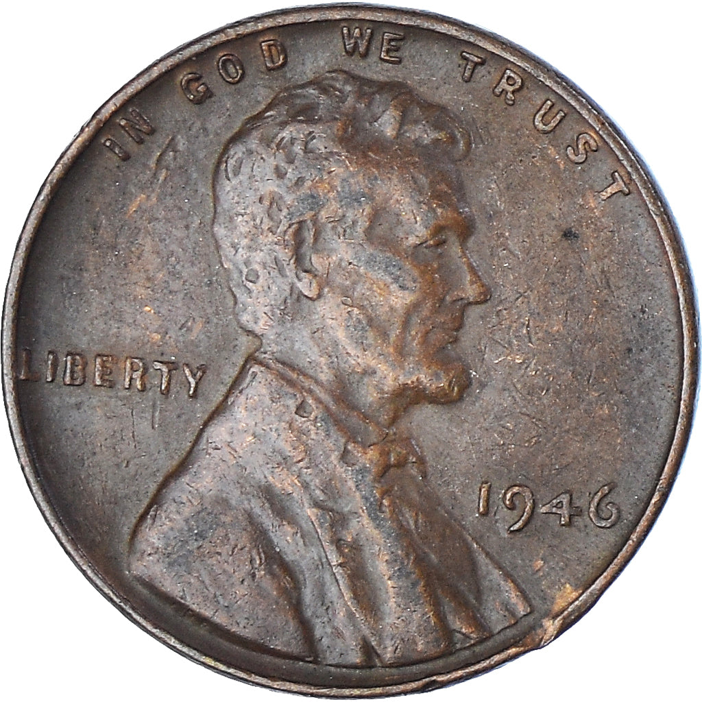 Münze, Vereinigte Staaten, Lincoln Cent, Cent, 1946, U.S. Mint, Philadelphia