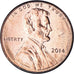 Monnaie, États-Unis, Cent, 2014, U.S. Mint, TTB, Copper Plated Zinc