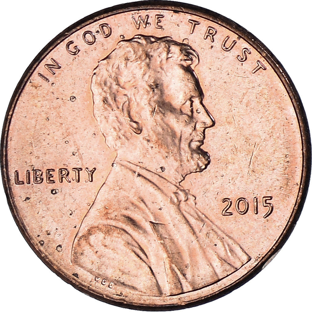 Moneta, Stati Uniti, Cent, 2015, Philadelphia, BB, Zinco placcato rame, KM:New