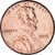 Coin, United States, Cent, 2015, Philadelphia, EF(40-45), Copper Plated Zinc