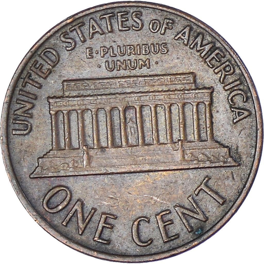 Coin, United States, Lincoln Cent, Cent, 1972, U.S. Mint, San Francisco