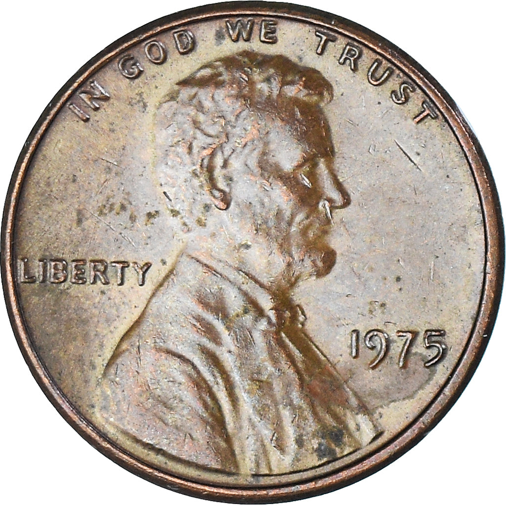 Münze, Vereinigte Staaten, Lincoln Cent, Cent, 1975, U.S. Mint, Philadelphia