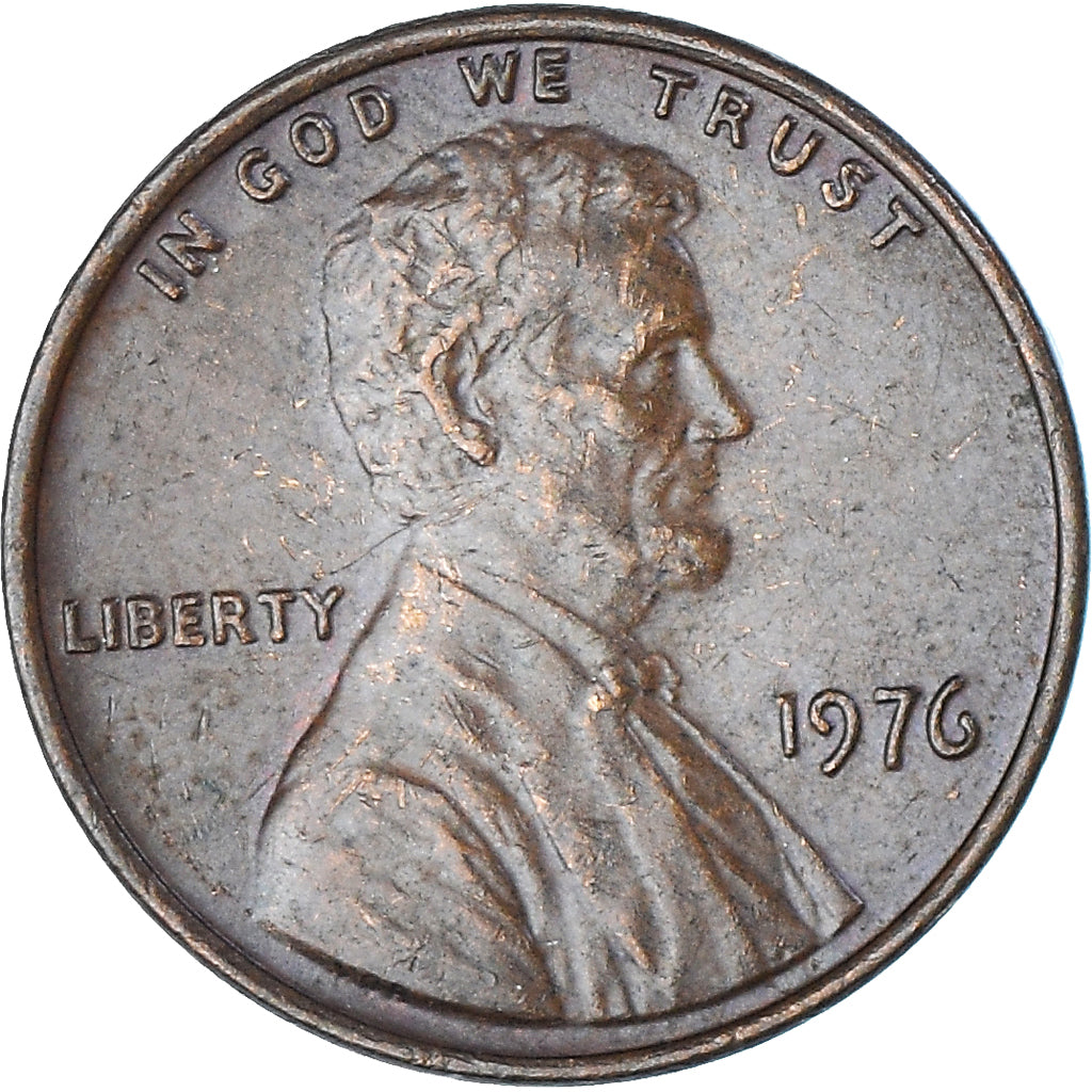 Münze, Vereinigte Staaten, Lincoln Cent, Cent, 1976, U.S. Mint, Philadelphia
