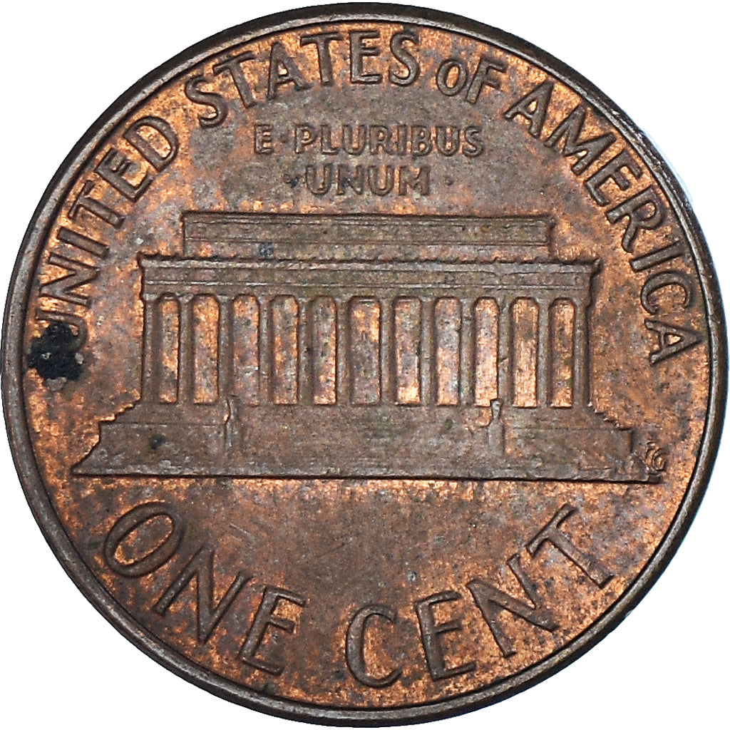 Moneta, Stati Uniti, Lincoln Cent, Cent, 1975, U.S. Mint, Denver, BB, Ottone