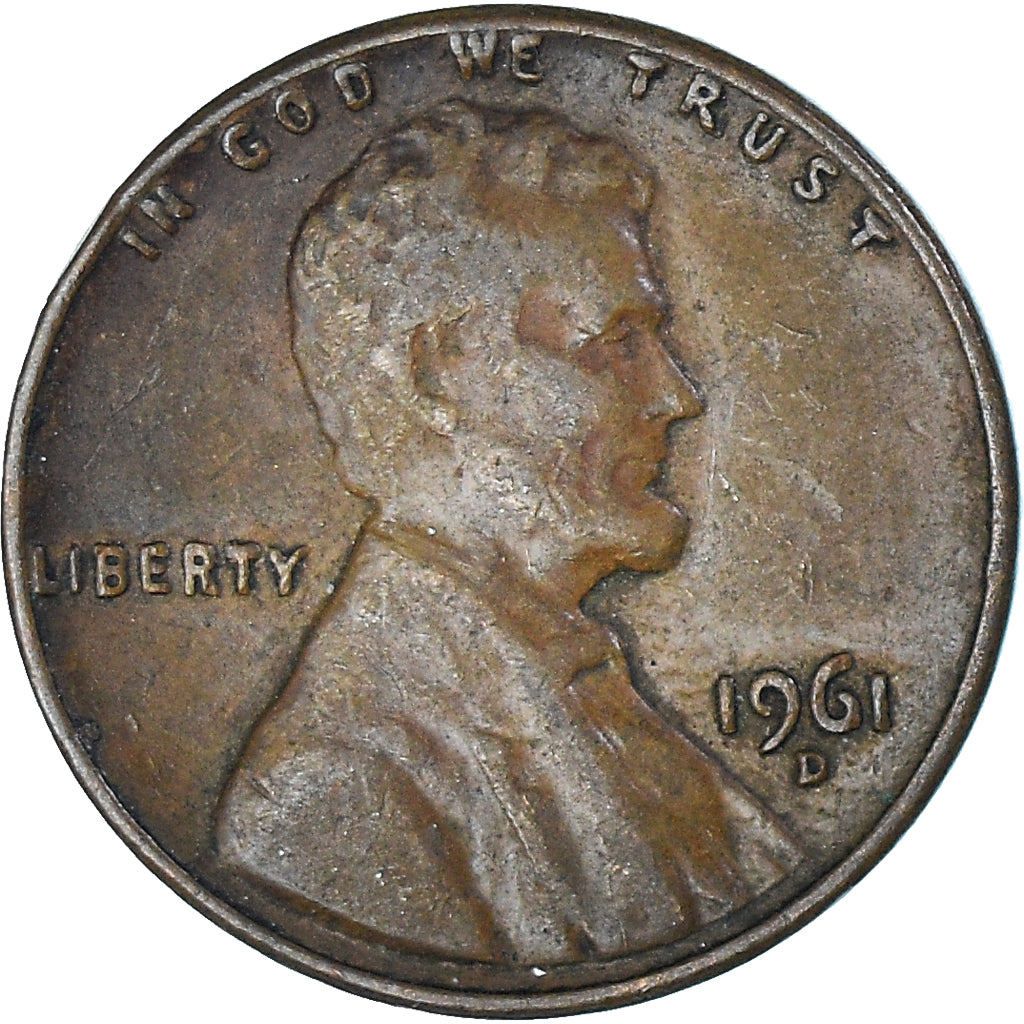 Münze, Vereinigte Staaten, Lincoln Cent, Cent, 1961, U.S. Mint, Denver, SS