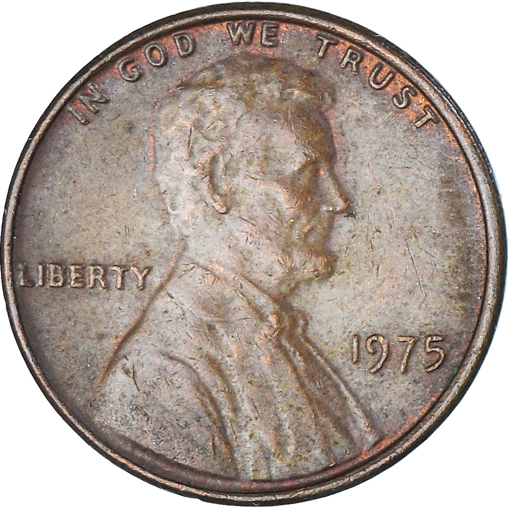 Münze, Vereinigte Staaten, Lincoln Cent, Cent, 1975, Philadelphia, SS, Messing