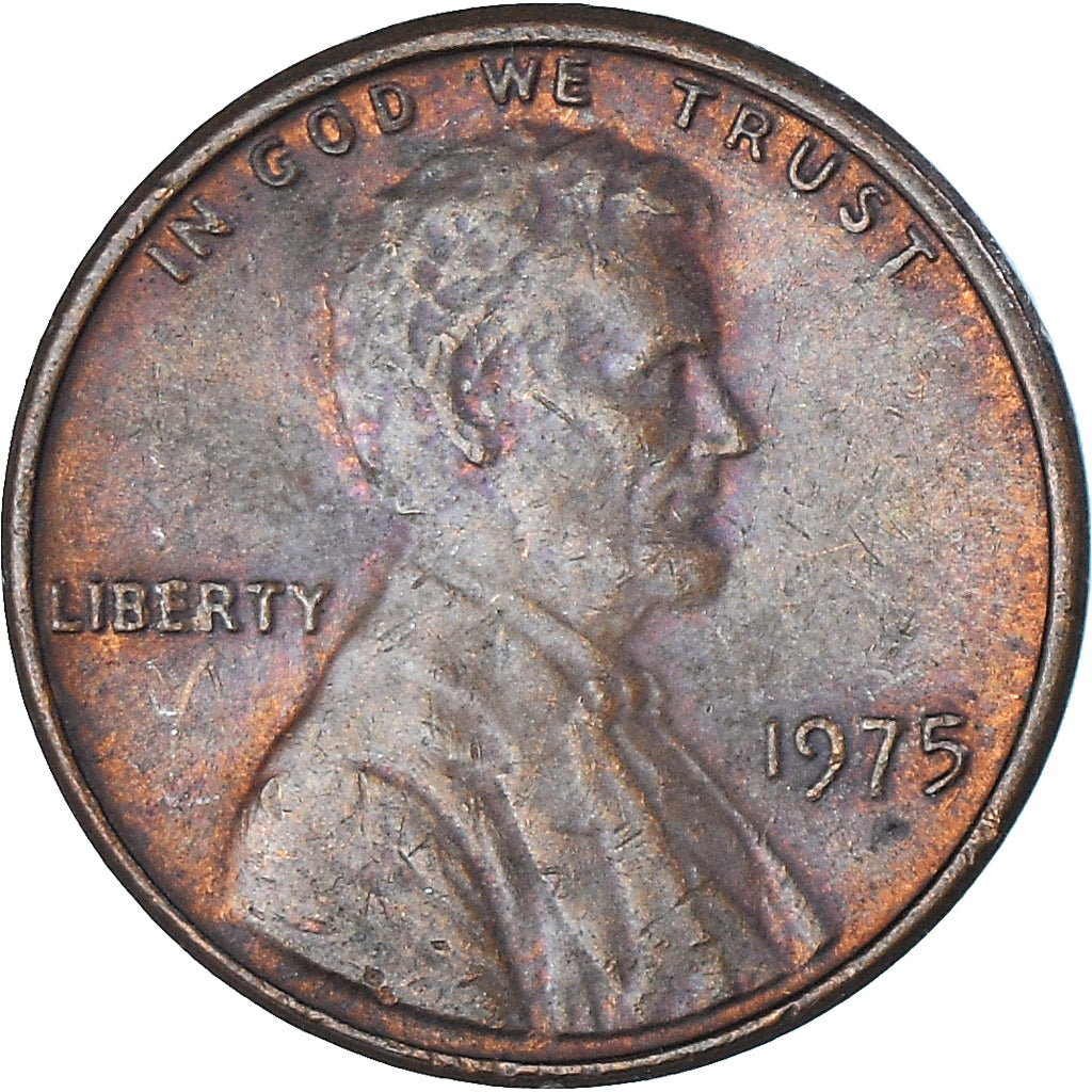 Münze, Vereinigte Staaten, Lincoln Cent, Cent, 1975, U.S. Mint, Philadelphia