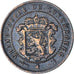 Moneda, Luxemburgo, William III, 2-1/2 Centimes, 1870, Utrecht, MBC, Bronce