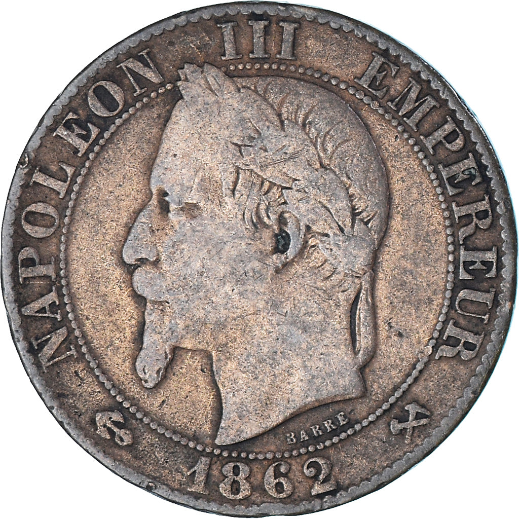 Coin, France, Napoleon III, Napoléon III, 5 Centimes, 1862, Bordeaux