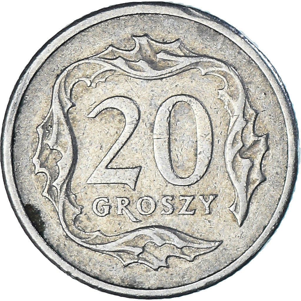 Moneta, Polonia, 20 Groszy, 1998, Warsaw, BB, Rame-nichel, KM:280