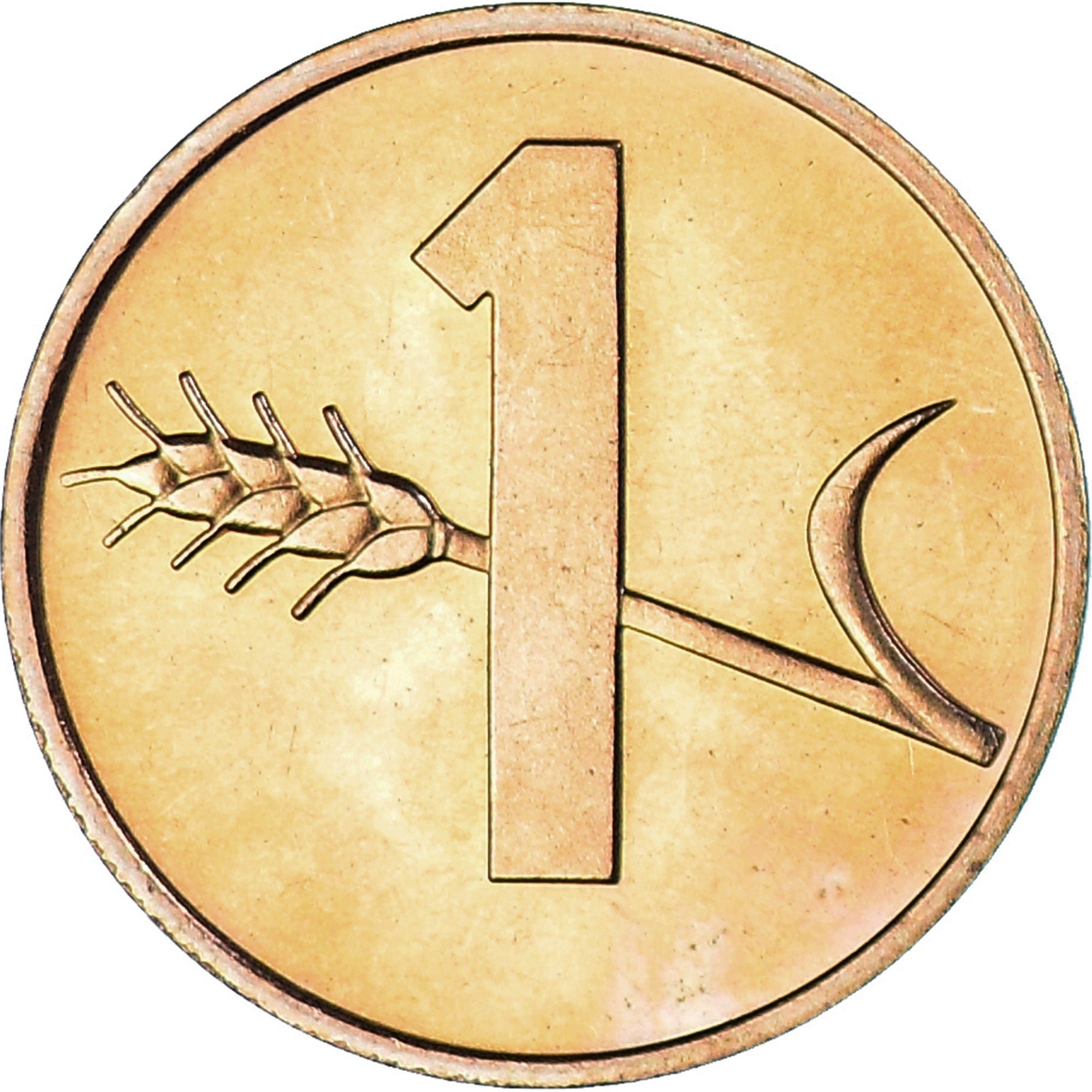 Coin, Switzerland, Rappen, 1975, Bern, MS(63), Bronze, KM:46