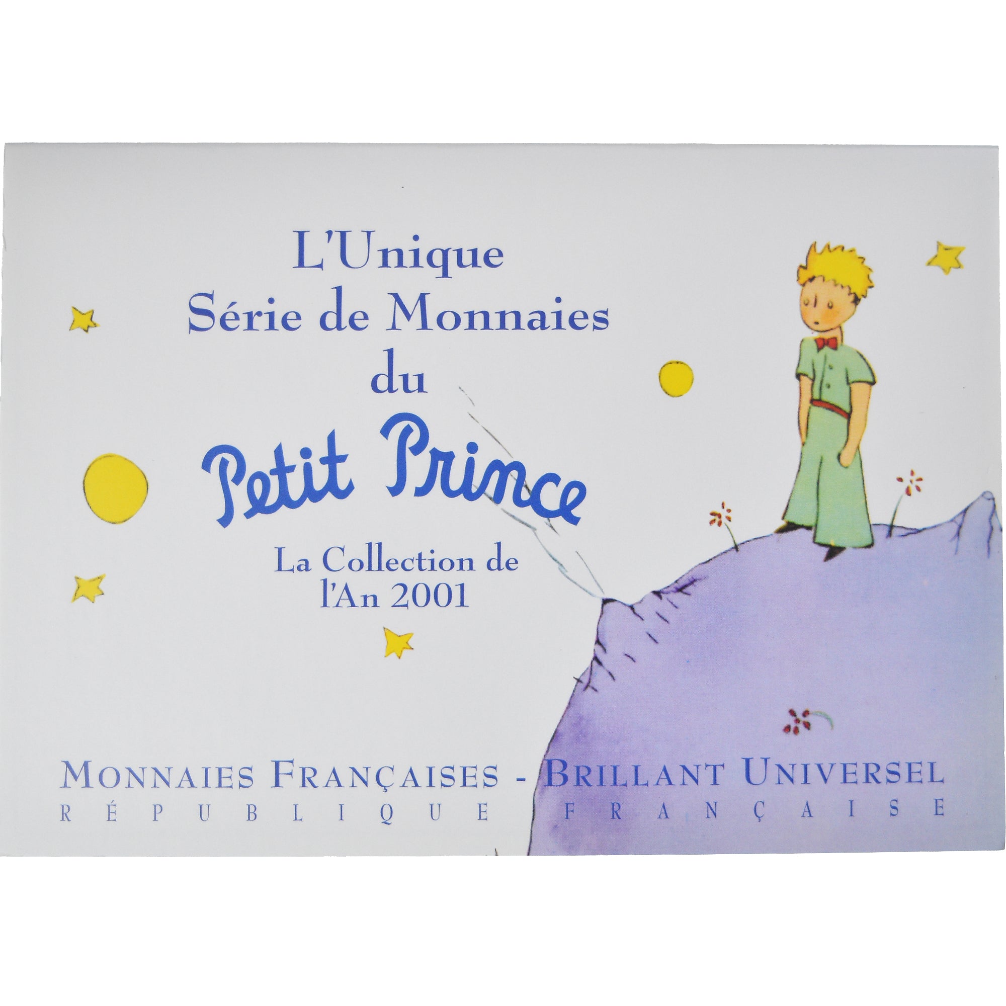 Moneda, Francia, Petit Prince, Set, 2001, Paris, BU, FDC, Sin información