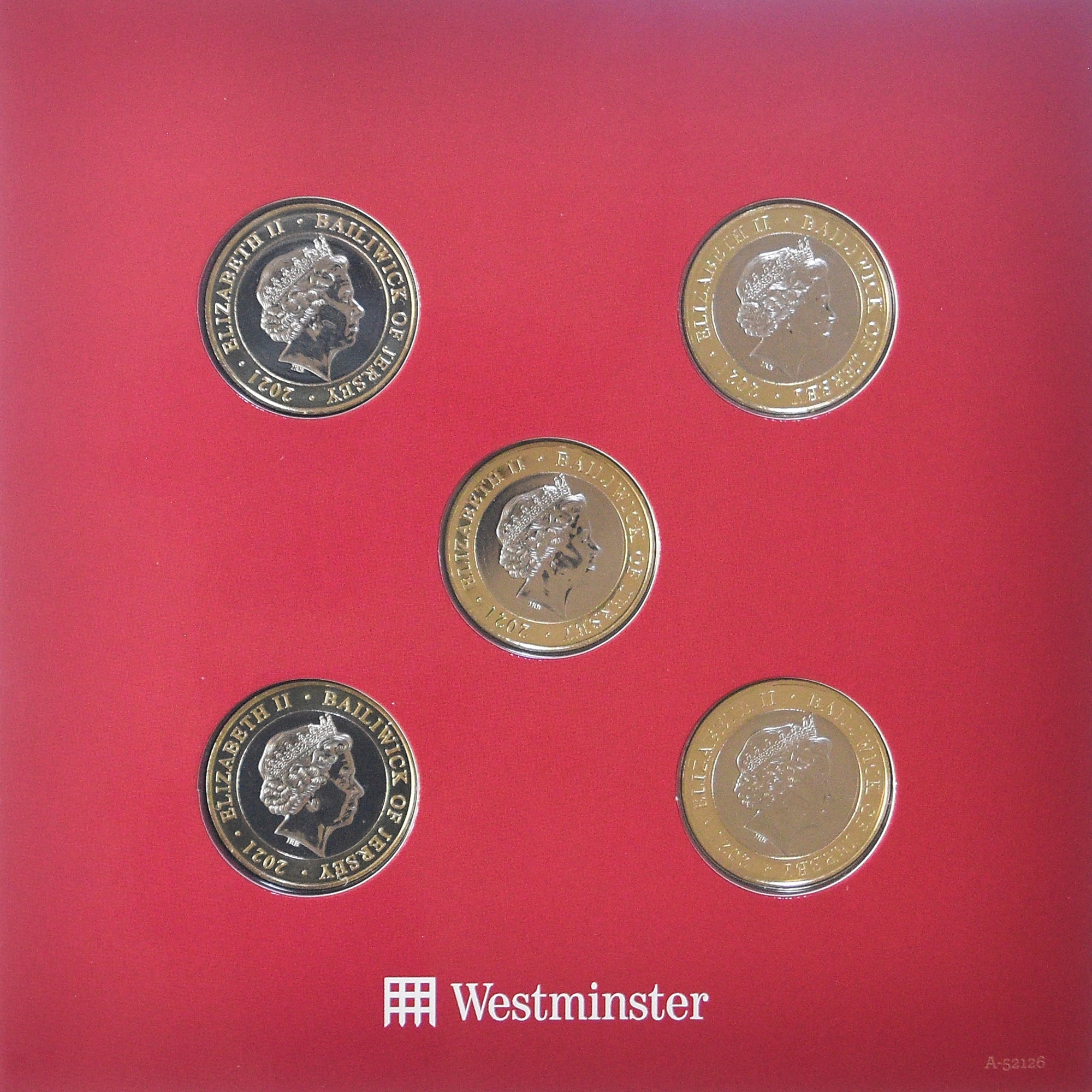 Monnaie, Jersey, Coffret, 2021, l Rugby RFU 150th Anniversary £2 Two Pound Coin