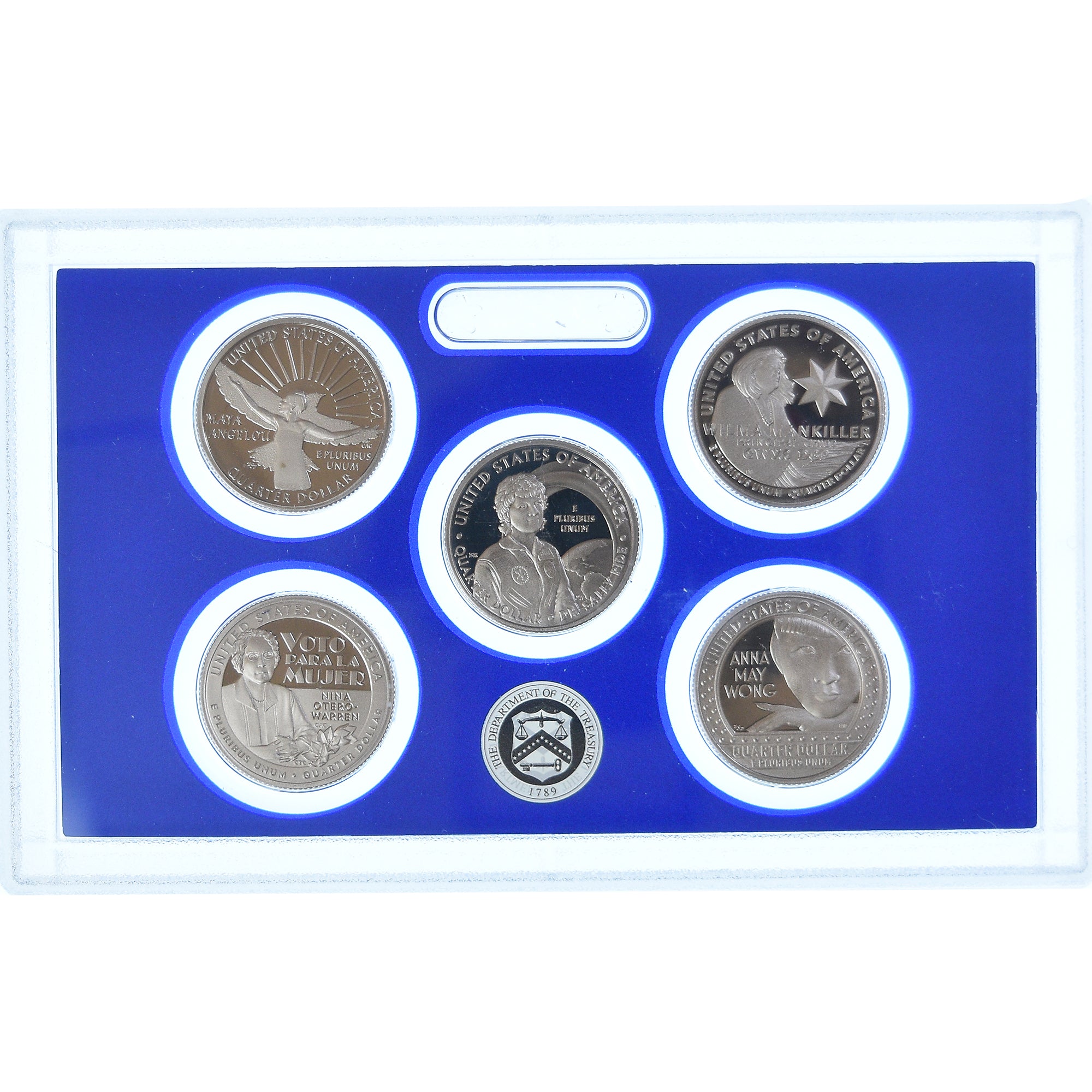 Coin, United States, Set, 2022, San Francisco, Coffret BE 5 monnaies, QUARTERS.