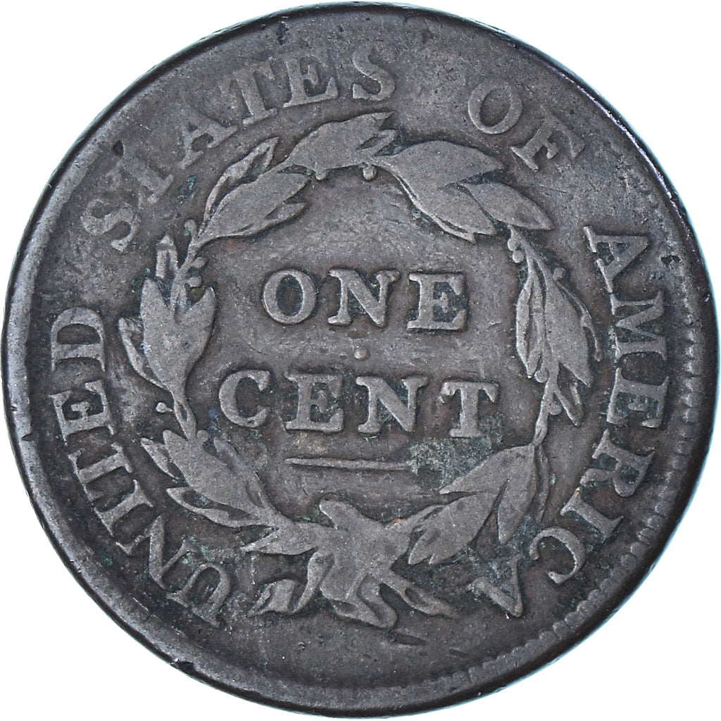 Coin, United States, Coronet Cent, Cent, 1810, U.S. Mint, Philadelphia