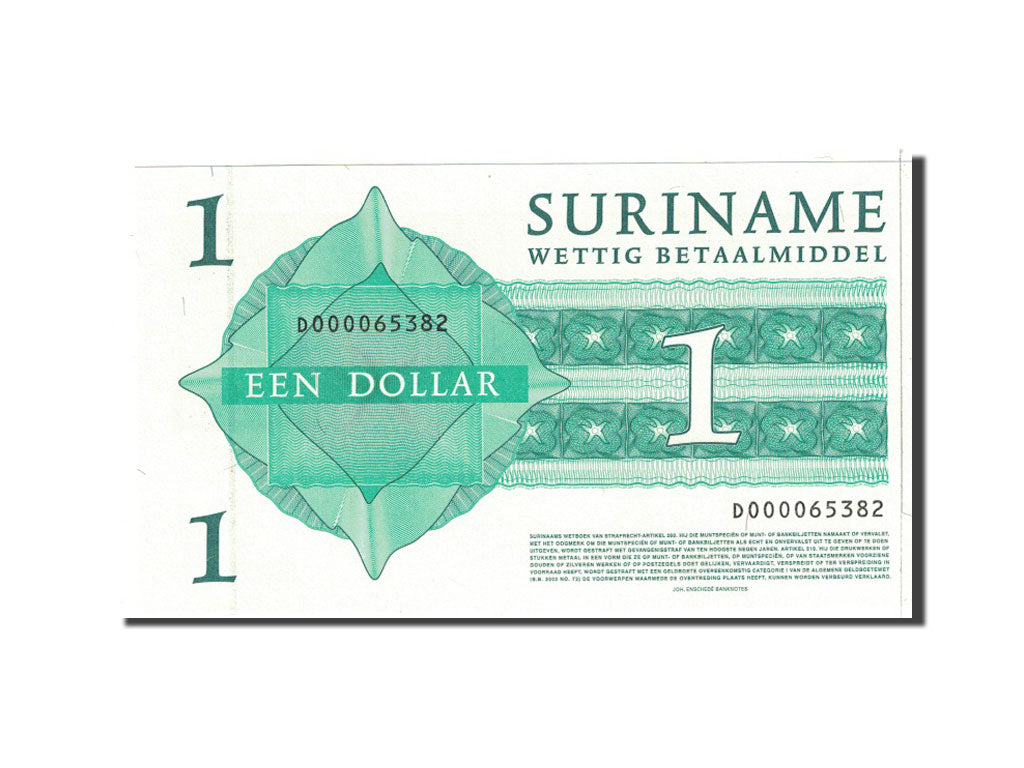 Surinam, 1 Dollar, 2004, 2004-01-01, KM:155, UNC(65-70)