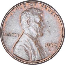 Coin, United States, Lincoln Cent, Cent, 1969, U.S. Mint, Denver, EF(40-45)